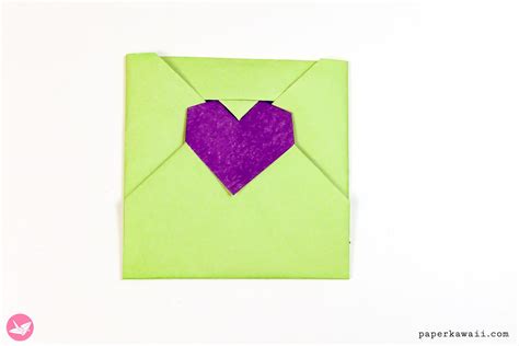 Image result for Origami Heart Envelope Tutorial