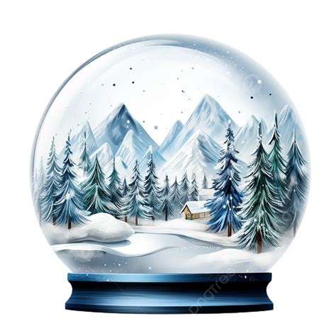 Winter Wonderland Snow Globe, Merry Christmas, Transparent PNG ...