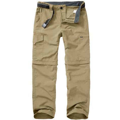 Toomett Men's Convertible Hiking Pants, Quick-Dry, Lightweight, with ...