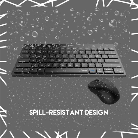 RAPOO 8000M/Keyboard & Mouse Combo (4 Device Connectivity), Flipkart ...