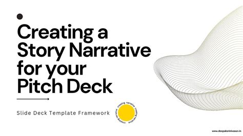 How To Create a Story Narrative for Your Pitch Deck