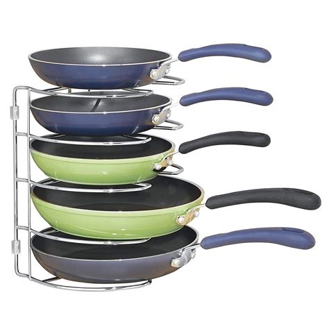 Buy InterDesign Classico Stainless Steel Kitchen Cabinet Pantry Pan and ...