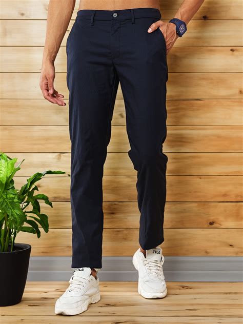 Premium Navy Check Trouser – Melvin Jones