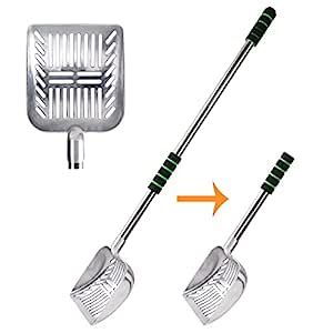 Buy Uwilowe Cat Litter Scoop,Detachable Stainless Steel Non-Stick Kitty ...