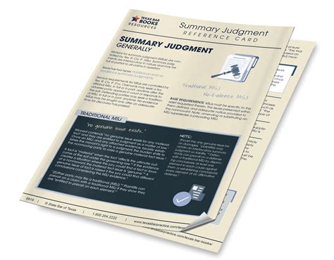 Summary judgment Examples 的图像结果