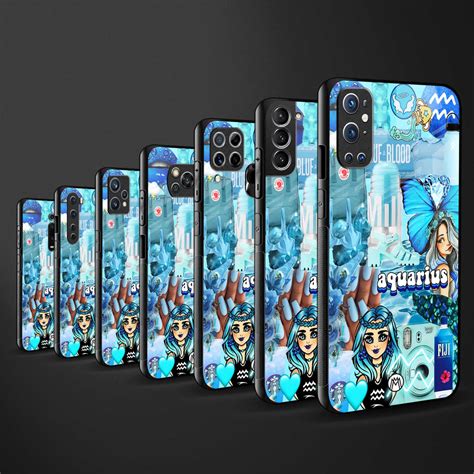 Aquarius Aesthetic Collage Phone Cover for Samsung Galaxy A12 | Glass ...