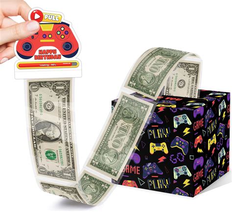 Amazon.com: Pagather Birthday Money Box for Cash, White Surprise Box ...