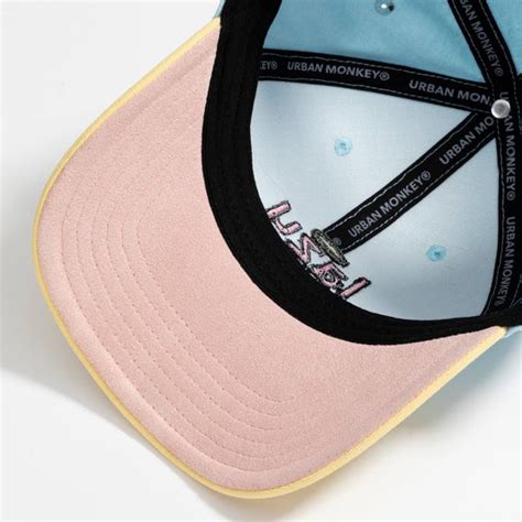 Buy Light Blue & Yellow lazy day Baseball Cap Online – Urban Monkey®