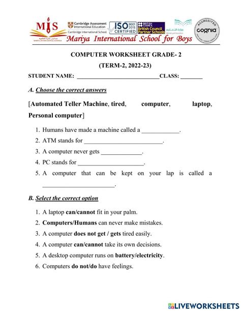 Computer Worksheets for Word 的图像结果