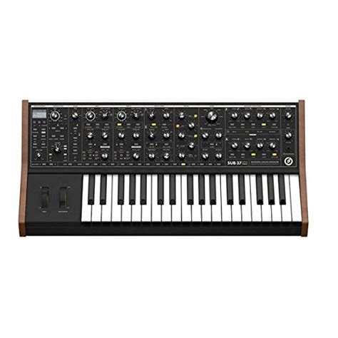 Moog SUB37 Paraphonic Analog Synthesizer, Black : Amazon.in: Musical ...