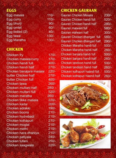 Menu at Sauda Veg and Non Veg Family Restaurant, Pune