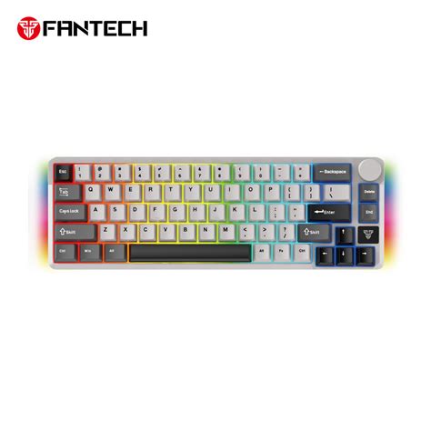 Tastatura Mehanicka Gaming Fantech MK919 Atom PRO66 siva (Red switch ...