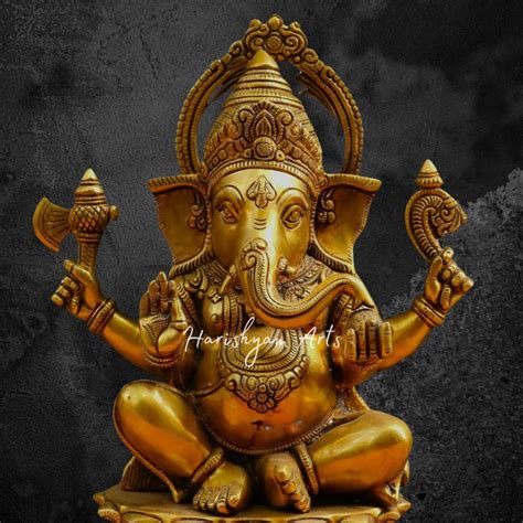 Buy Brass Ganesha Statues & Idols | Brass Ganpati Murti for Home