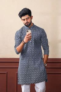 Embroidered Mens Kurta - Buy Embroidered Mens Kurta online at Best ...