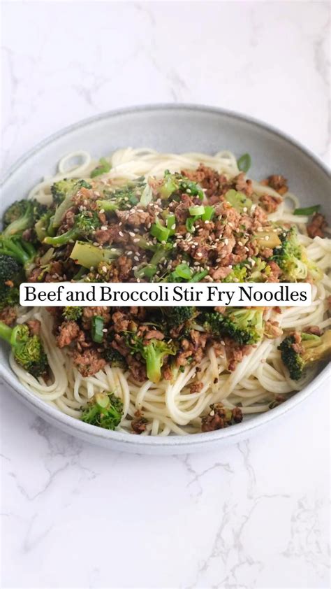 Beef and broccoli stir fry noodles – Artofit