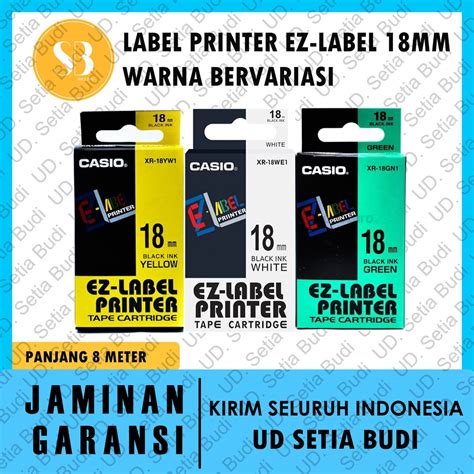 Jual CASIO EZ-Label printer 18mm | Shopee Indonesia