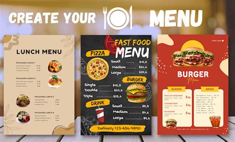 Image result for Create a Menu Card