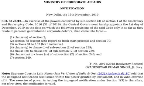 Partnership firm not doesn’t qualify as personal guarantor hence ...