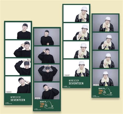 K-pop group Seventeen photo strips available at Life4Cut photo booths ...