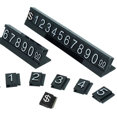 SunnyZoo Price Tag Adjustable Counter Stand Label Metal Sale Price ...