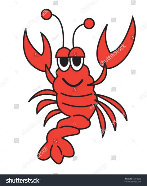 Lobster Clip Art: vector de stock (libre de regalías) 68218090 ...
