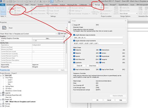 Image result for Snap Object Revit Not Active