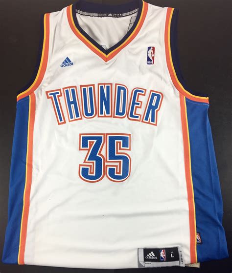 Lot Detail - Kevin Durant Signed Adidas Swingman OKC Thunder Jersey (JSA)