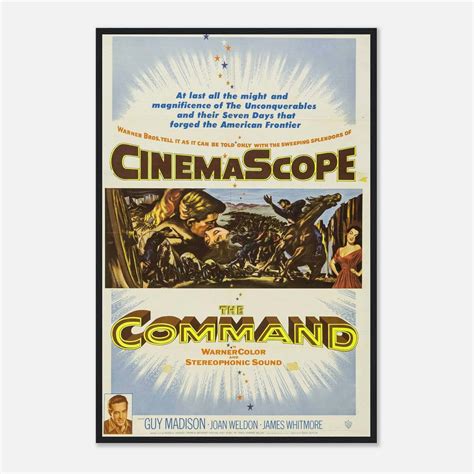 The Command (1954) Movie Poster Print - Citiesbox