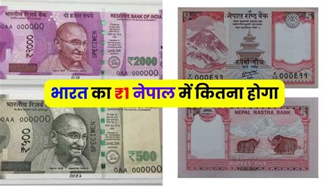 जाने भारत का ₹1 नेपाल में कितना होगा? | INR to NPR