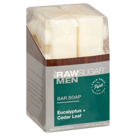 Raw Sugar Men's Bar Soap Eucalyptus + Cedar Leaf - Shop Cleansers ...