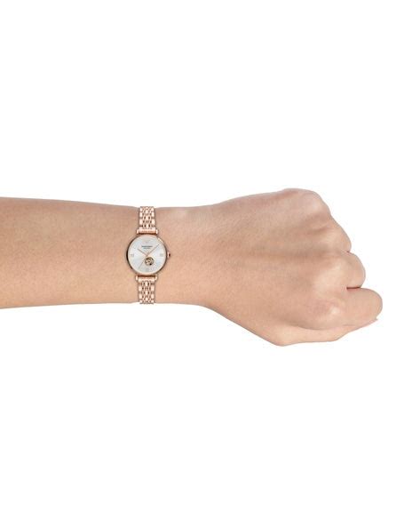 Emporio Armani Gianni T-Bar Silver Dial Women 34mm