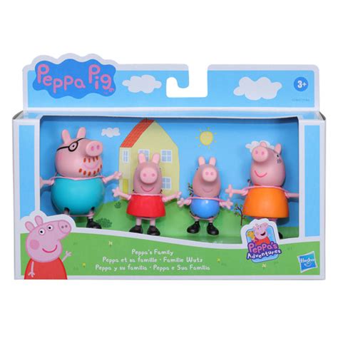Peppa Pig - Peppa's Family Figure 4 Pack | The Entertainer