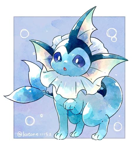 vaporeon (pokemon) drawn by kotone11152 | Danbooru