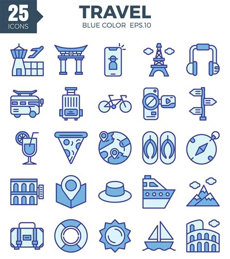 Best 34+ Free Travel Icon Set - Great Research