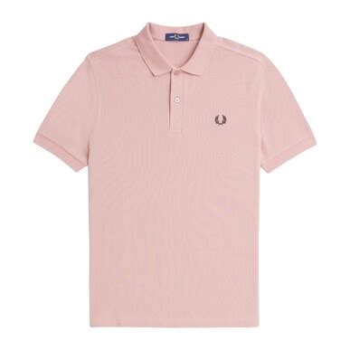 Buy Men Dusty Pink Solid Logo Polo Online at The Collective - 1013284