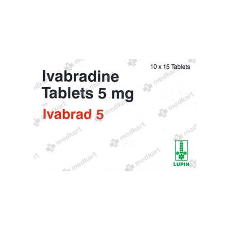 IVABRAD 5MG TABLET 15'S: Uses, Side Effect, Price, Composition ...