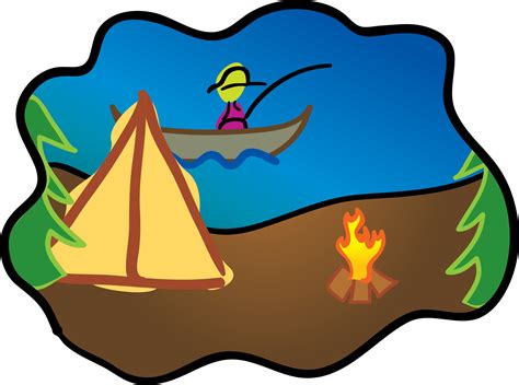 Clipart - Happy Camping