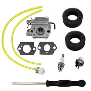 HURI Carburetor Carb Kit for MTD Troy-Bilt TB10CS TB20CS TB20DS TB65SS ...