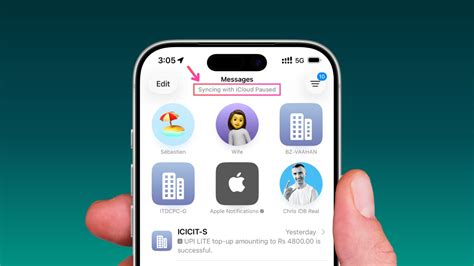 How to fix “Syncing with iCloud Paused” in iPhone Messages