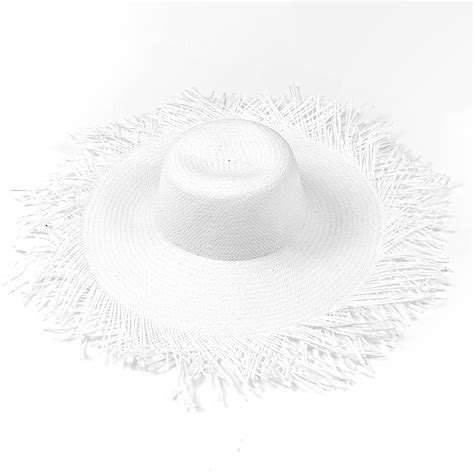 White Raffia Hat – Myaraa