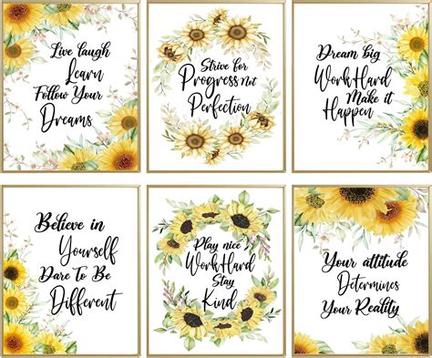 MTL HOE Positive Quotes Wall Decor, Inspirational India | Ubuy