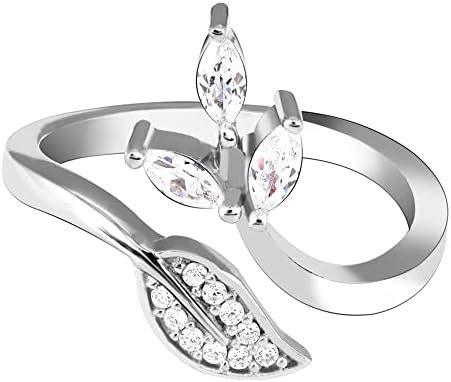 GIVA 925 Silver Tropical Leafy Ring, Adjustable | Gifts for Women and ...