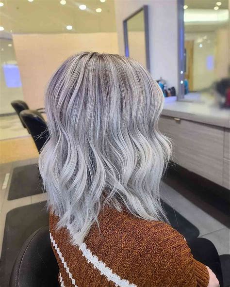 Platinum Blonde Balayage