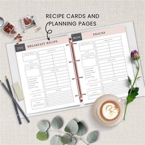Menu Planner Template 的图像结果