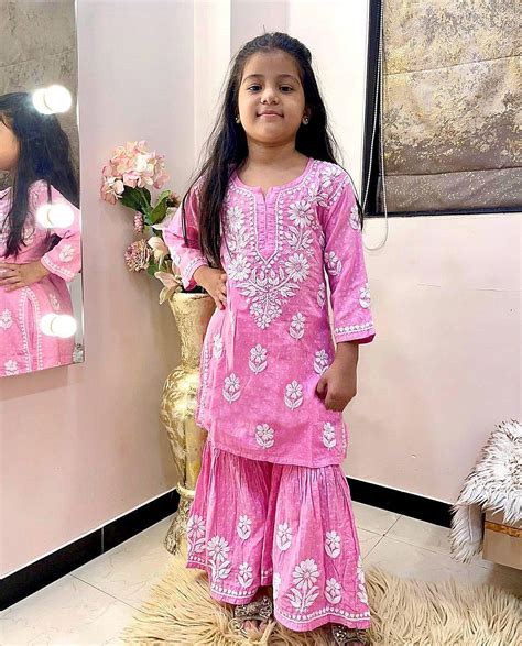 Ready To Wear Sharara Kids Suit D.No. 140 – Anant Tex Exports Private ...