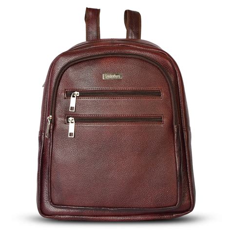 LEATHER BACKPACK 36816 (Brown) – SREELEATHERS