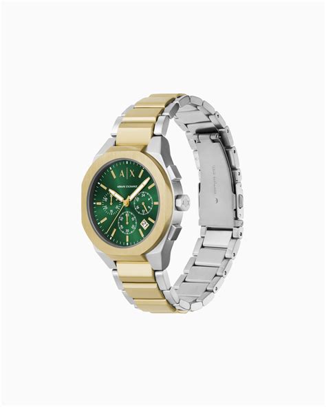 Armani Exchange Chronograph Two-Tone Stainless Steel Watch | Armani ...
