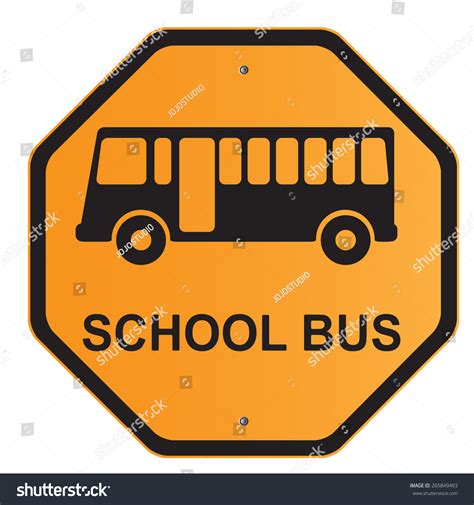 Image result for School Bus Stop Sign