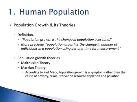Population growth and Natural resources | PPTX