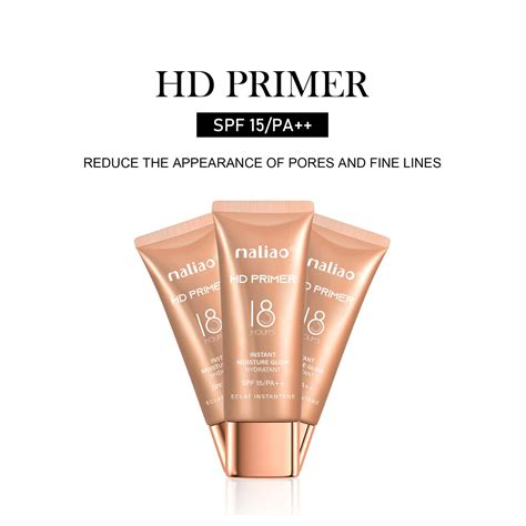 Maliao HD Primer - Instant Moisture Glow with SPF 15/PA++ for Flawless